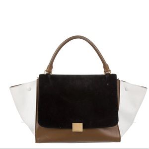 Celine Brown and Black Shoulder Bag